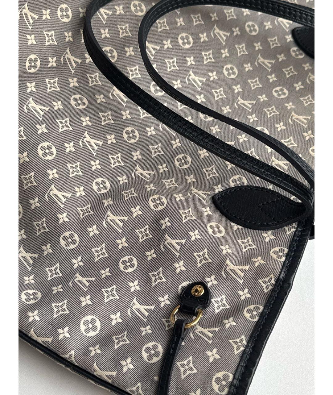 LOUIS VUITTON Синяя сумка с короткими ручками, фото 3