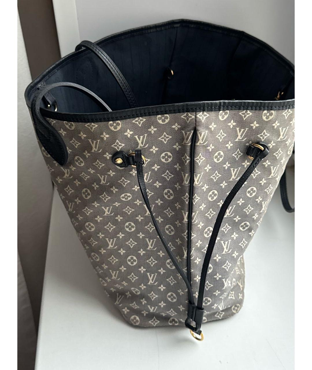 LOUIS VUITTON Синяя сумка с короткими ручками, фото 2