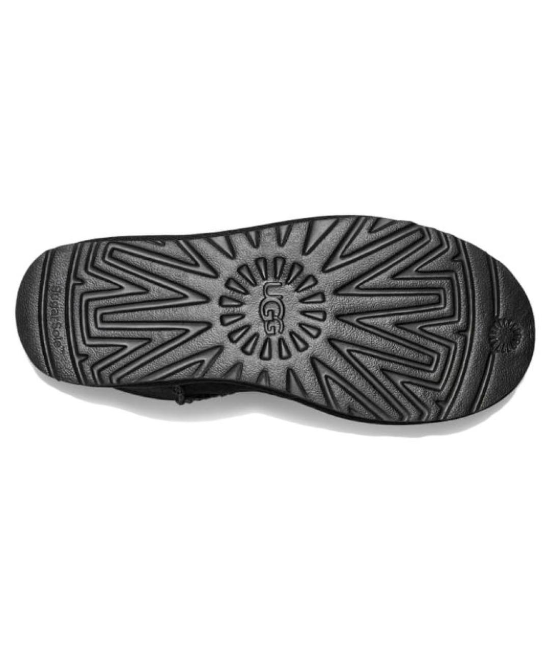 UGG AUSTRALIA Черные ботинки, фото 4