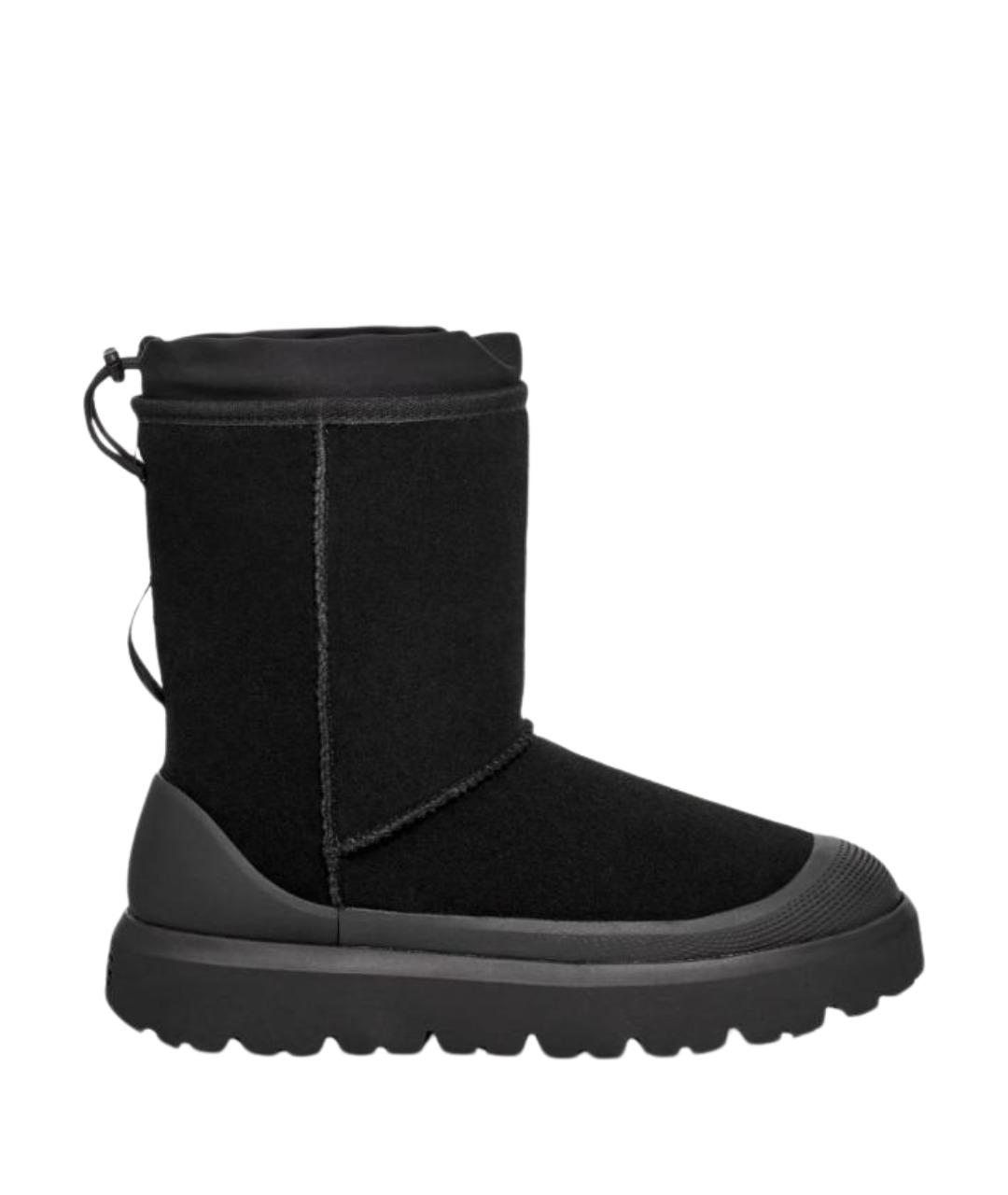 UGG AUSTRALIA Черные замшевые высокие ботинки, фото 1