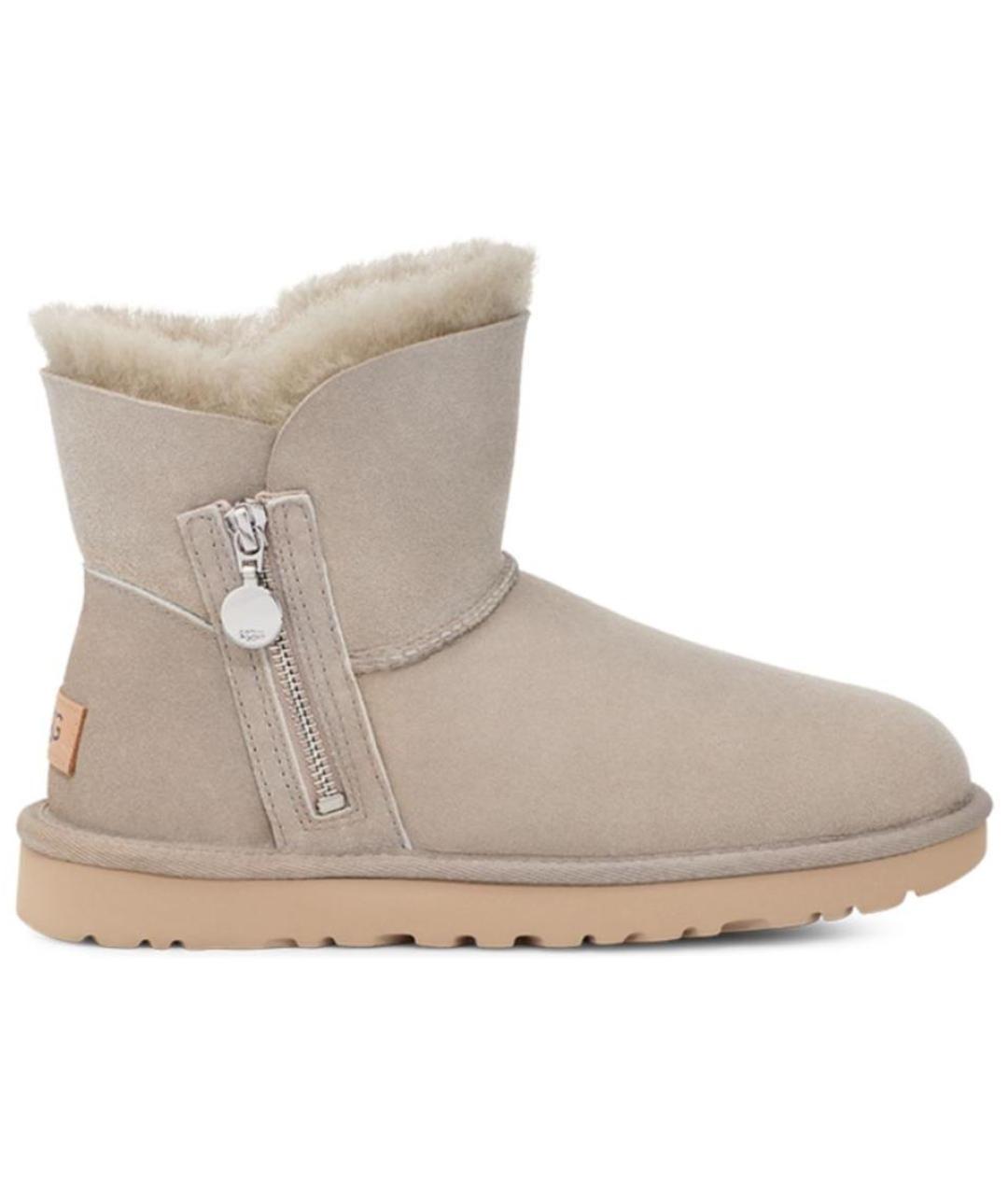 UGG AUSTRALIA Коричневые замшевые ботинки, фото 1