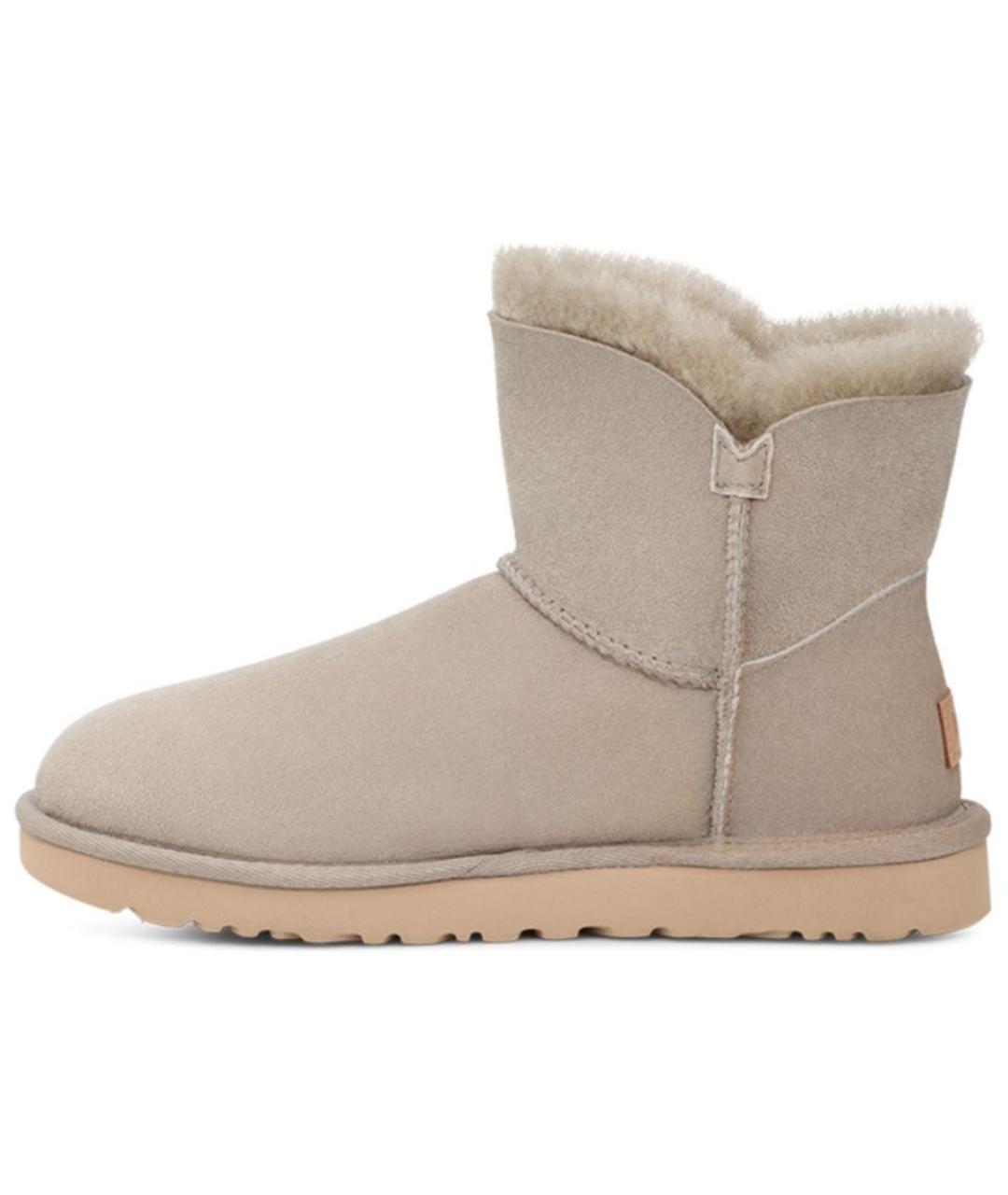UGG AUSTRALIA Коричневые замшевые ботинки, фото 2