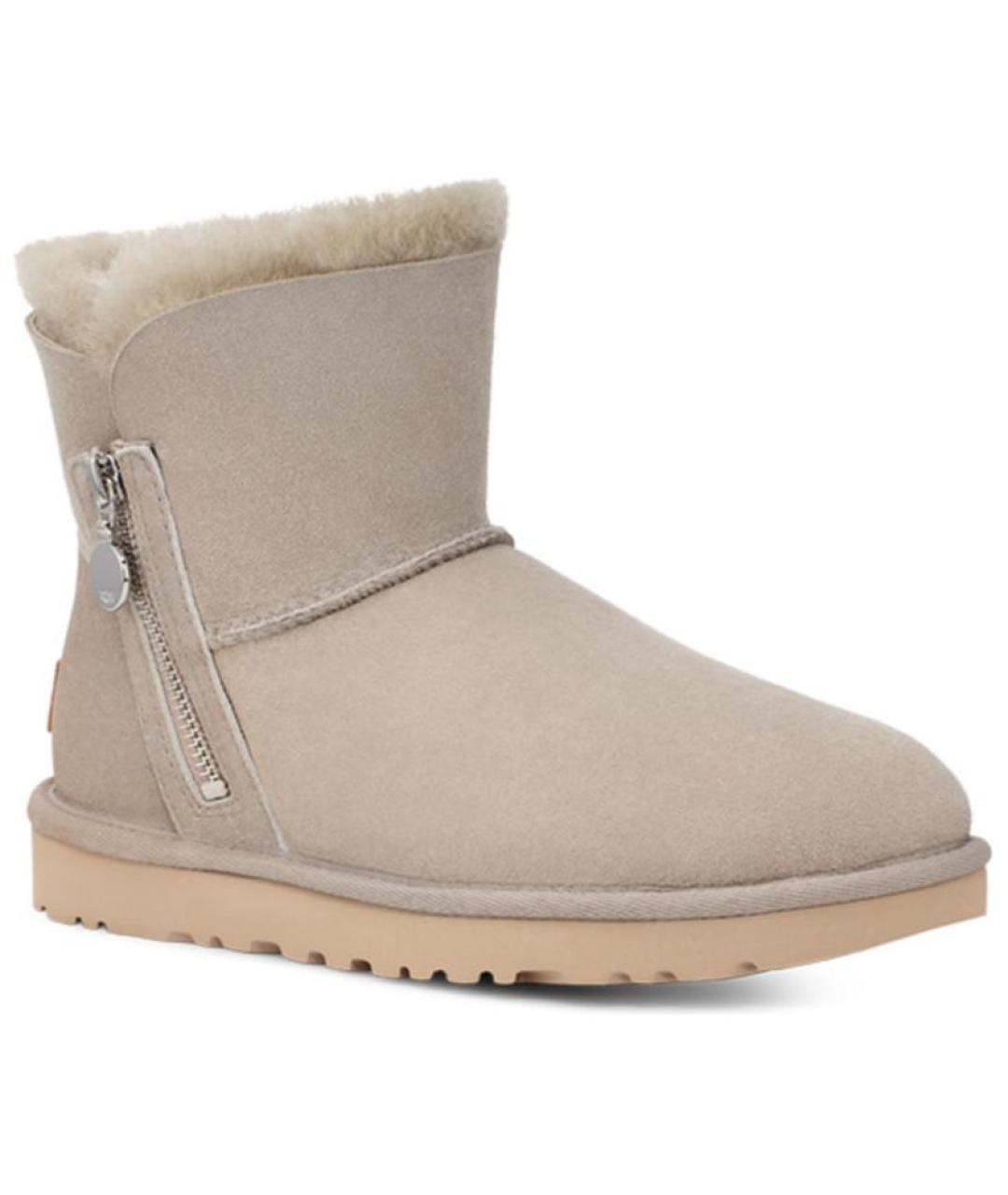 UGG AUSTRALIA Коричневые замшевые ботинки, фото 3