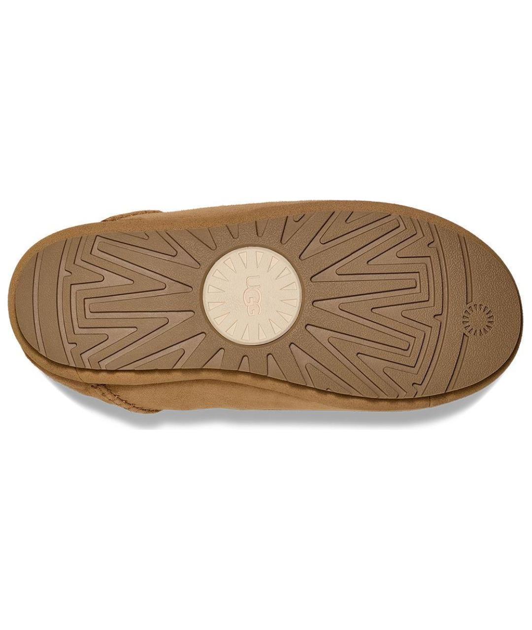 UGG AUSTRALIA Коричневые замшевые низкие ботинки, фото 6