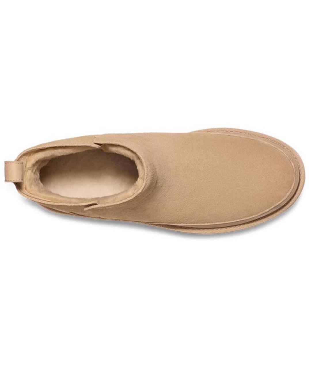 UGG AUSTRALIA Бежевые замшевые ботинки, фото 5
