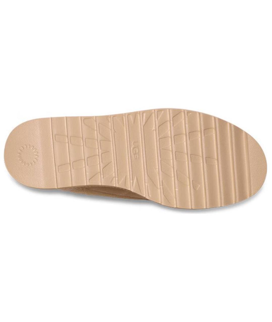 UGG AUSTRALIA Бежевые замшевые ботинки, фото 6