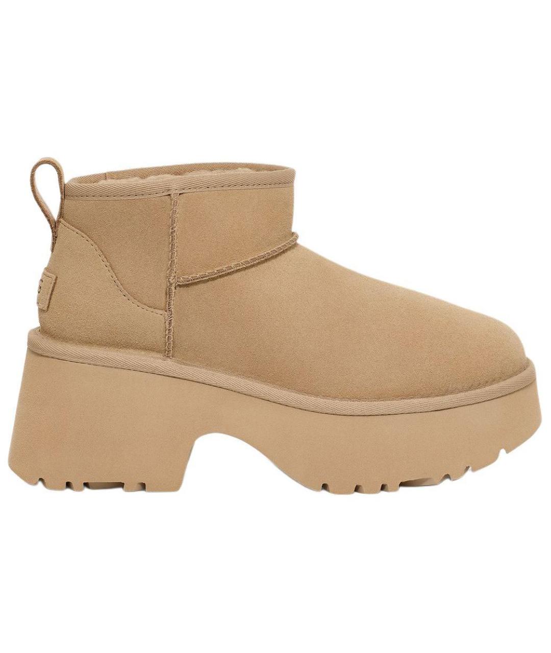 UGG AUSTRALIA Бежевые ботинки, фото 1