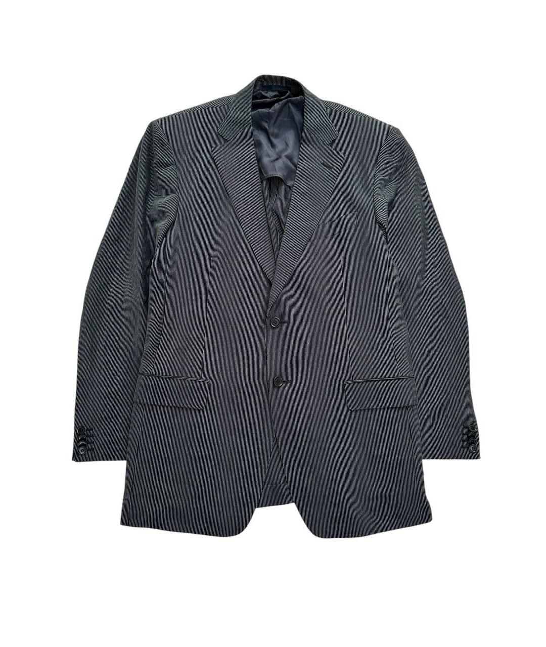 ERMENEGILDO ZEGNA XXX Антрацитовый шерстяной пиджак, фото 1