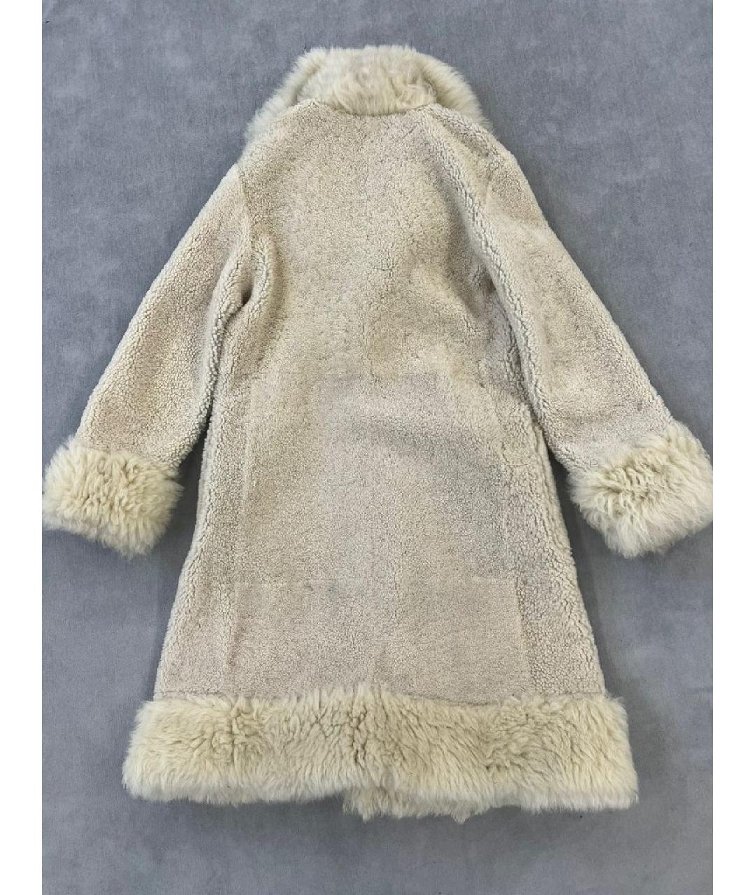 CHRISTIAN DIOR Голубая меховая дубленка, фото 7