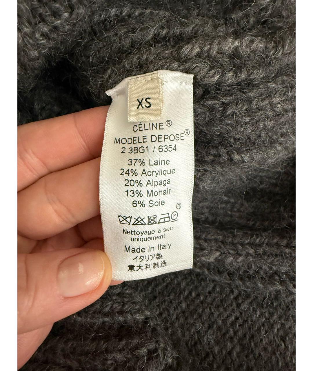 CELINE Антрацитовая жилетка, фото 4