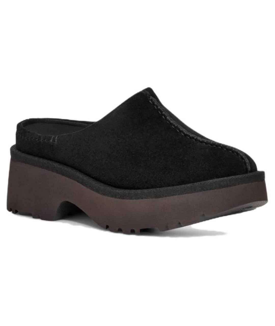 UGG AUSTRALIA Черные замшевые мюли, фото 3