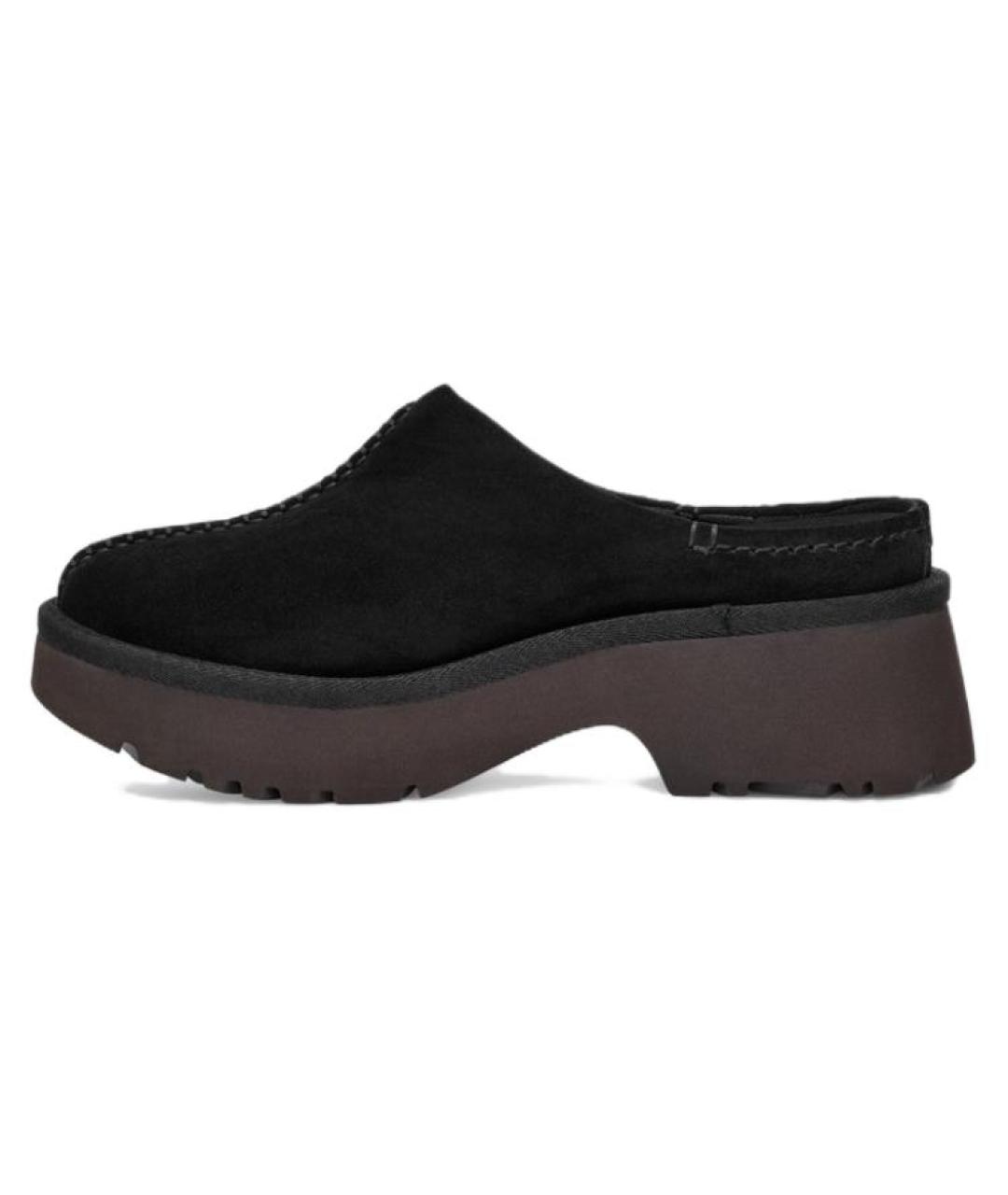 UGG AUSTRALIA Черные замшевые мюли, фото 2