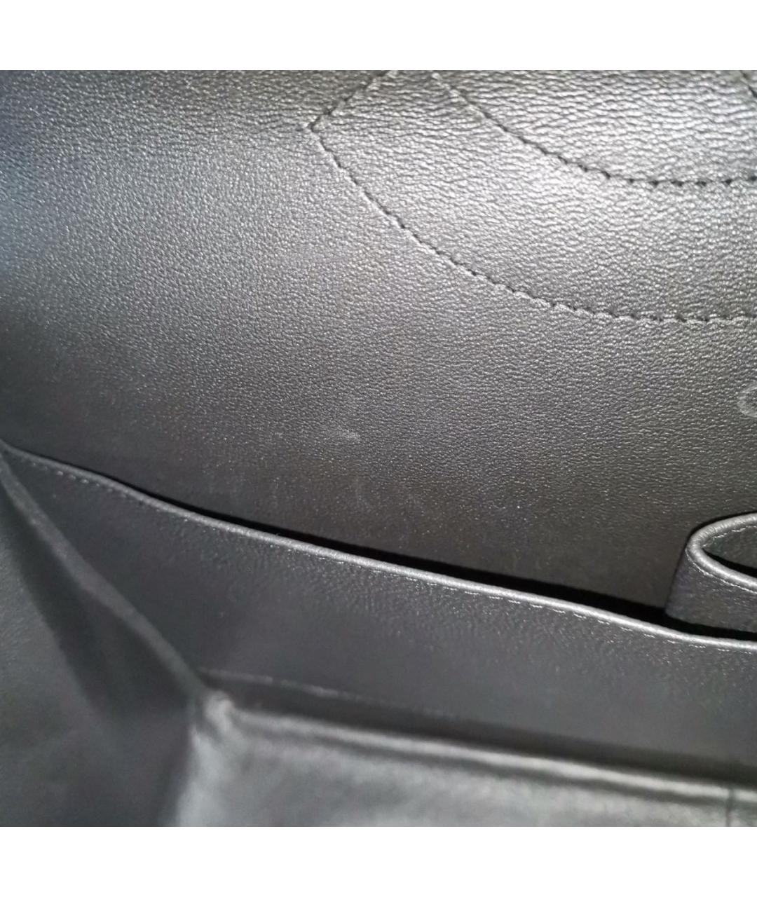 CHANEL Серебряная кожаная сумка через плечо, фото 7