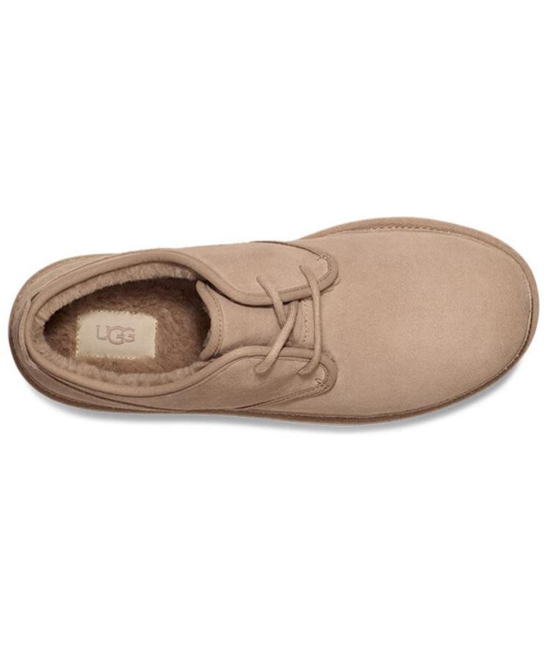 UGG AUSTRALIA Бежевые низкие ботинки, фото 5