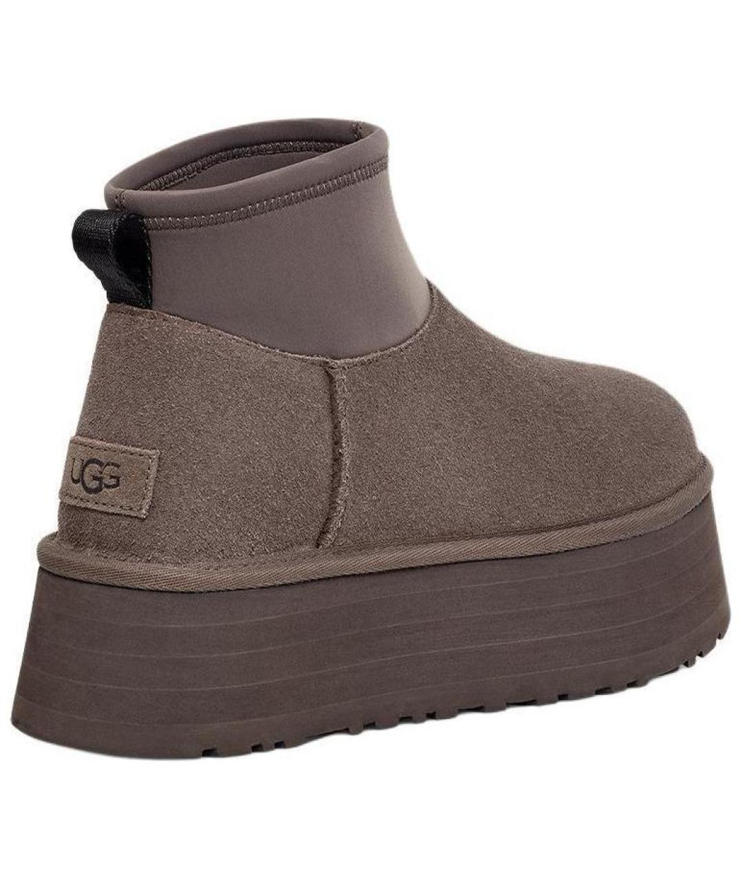 UGG AUSTRALIA Антрацитовые замшевые ботинки, фото 4