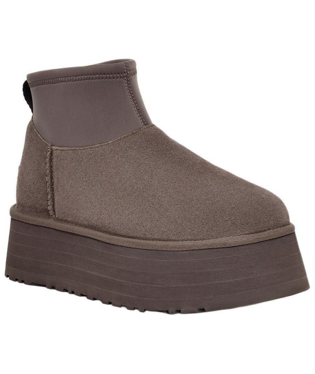 UGG AUSTRALIA Антрацитовые замшевые ботинки, фото 3