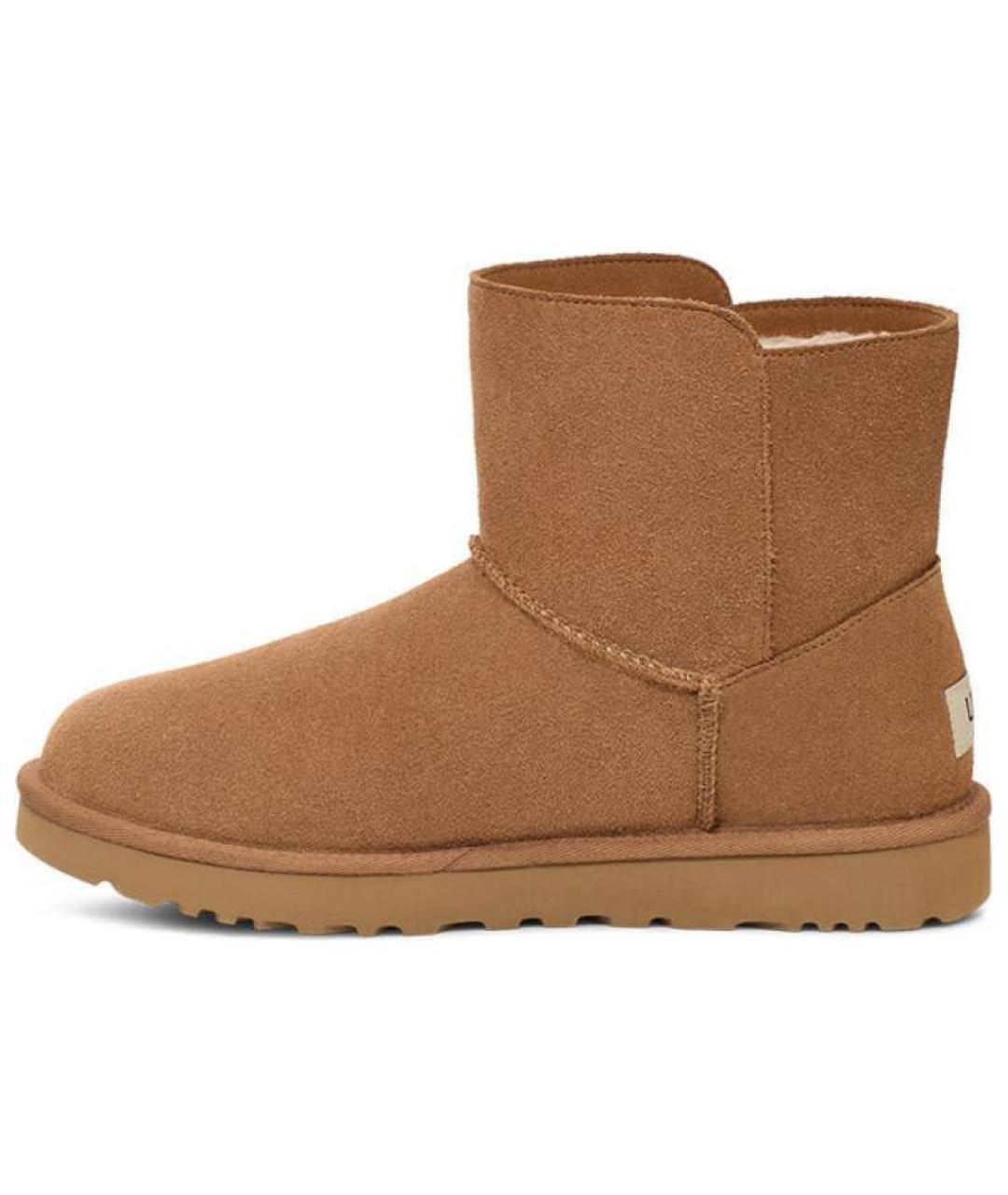 UGG AUSTRALIA Коричневые замшевые ботинки, фото 2