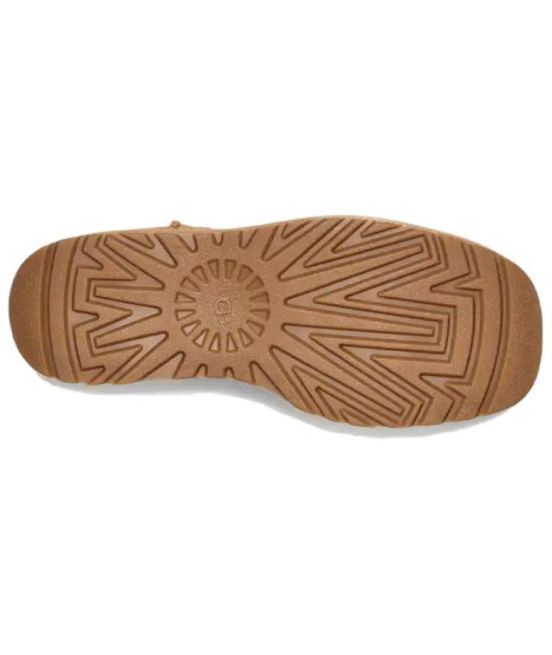 UGG AUSTRALIA Коричневые замшевые ботинки, фото 5