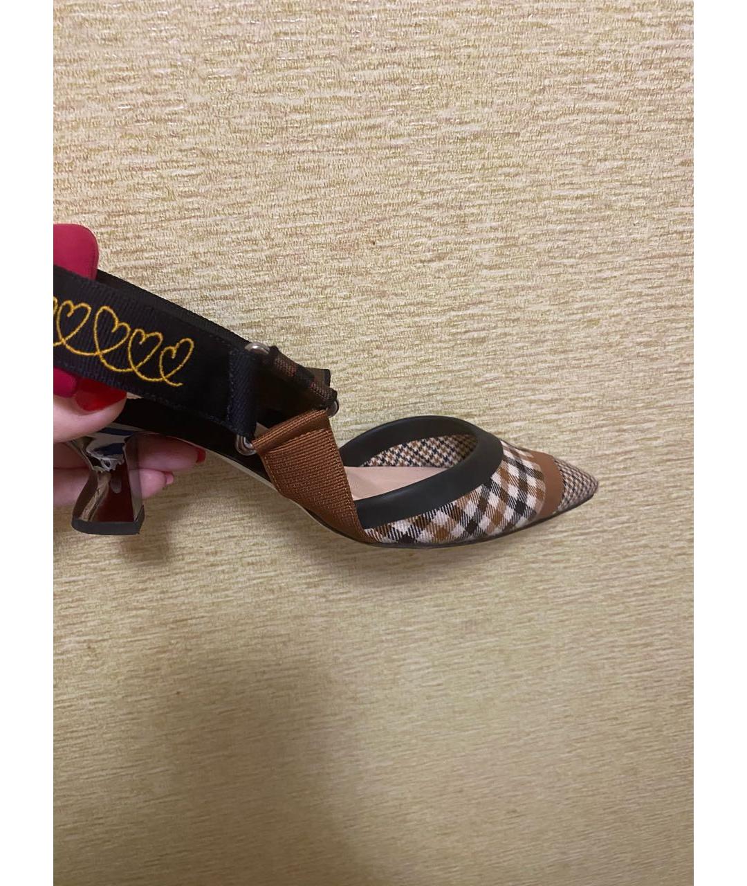 FENDI Мульти туфли, фото 9