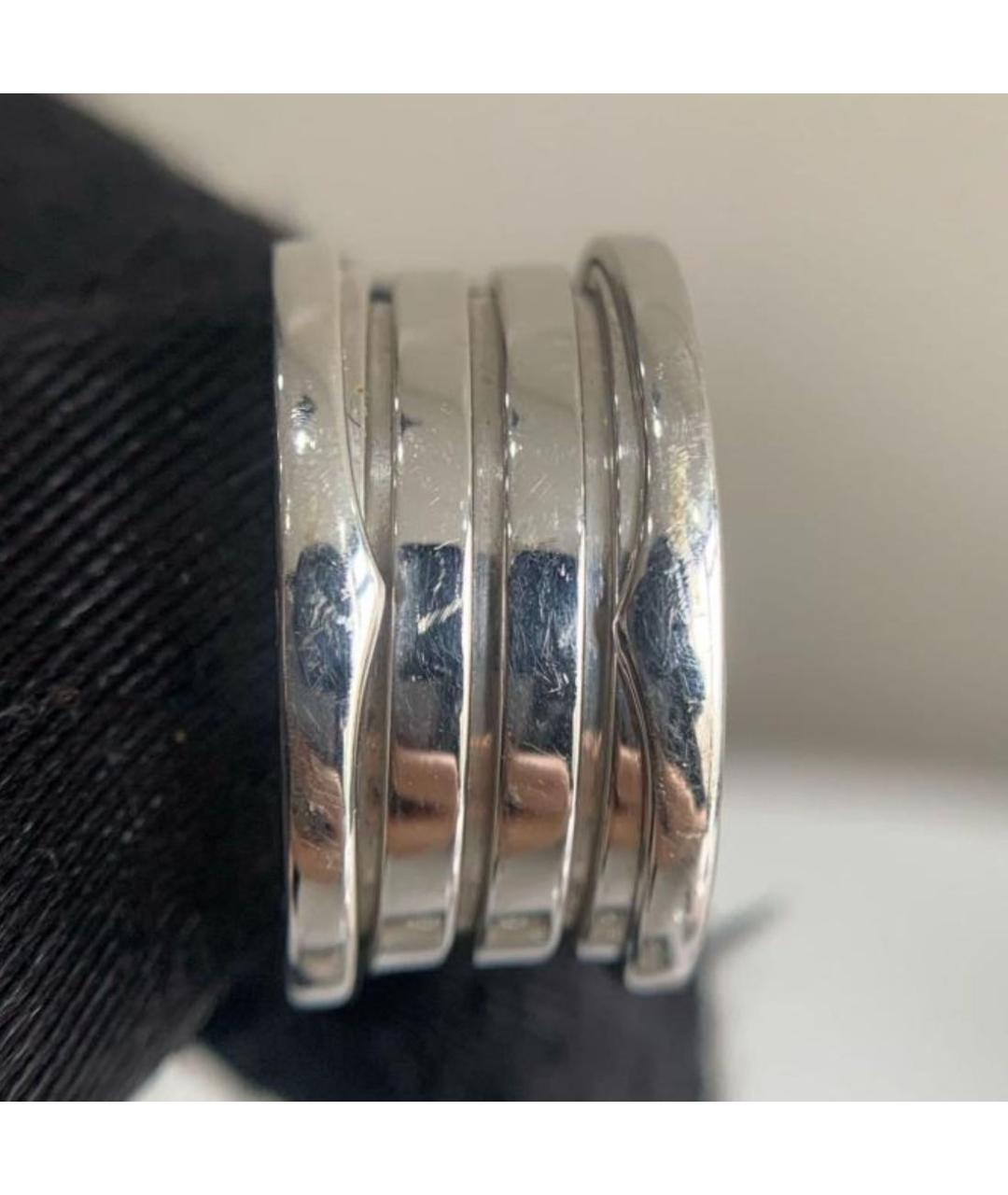 BVLGARI Серебряное кольцо из белого золота, фото 5