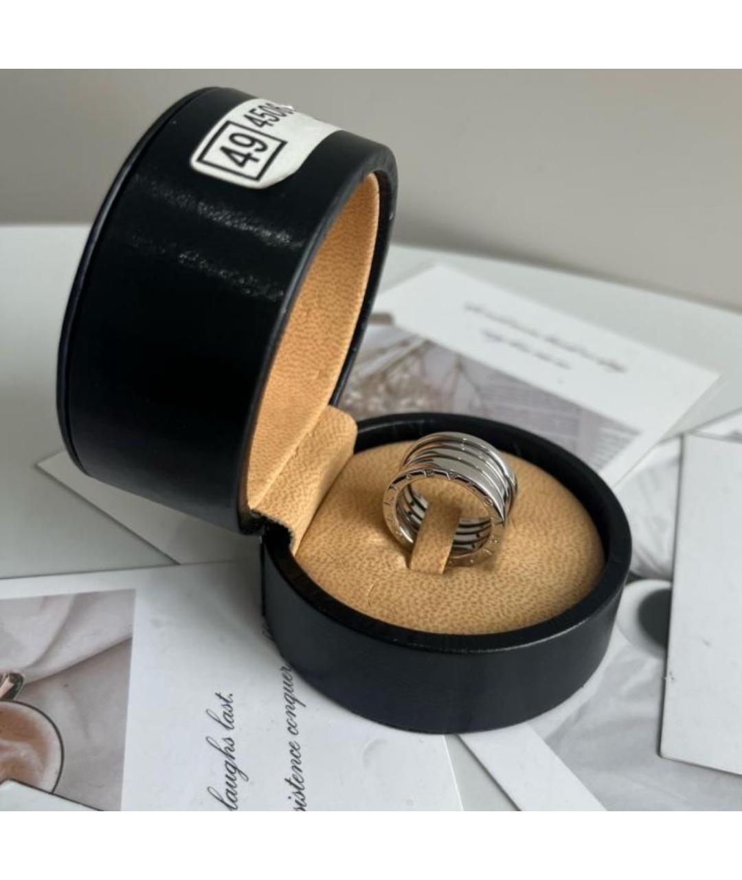 BVLGARI Серебряное кольцо из белого золота, фото 3
