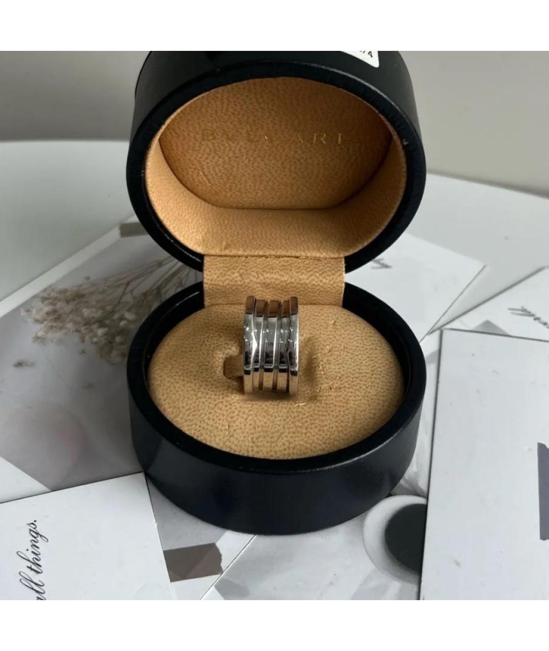 BVLGARI Серебряное кольцо из белого золота, фото 2
