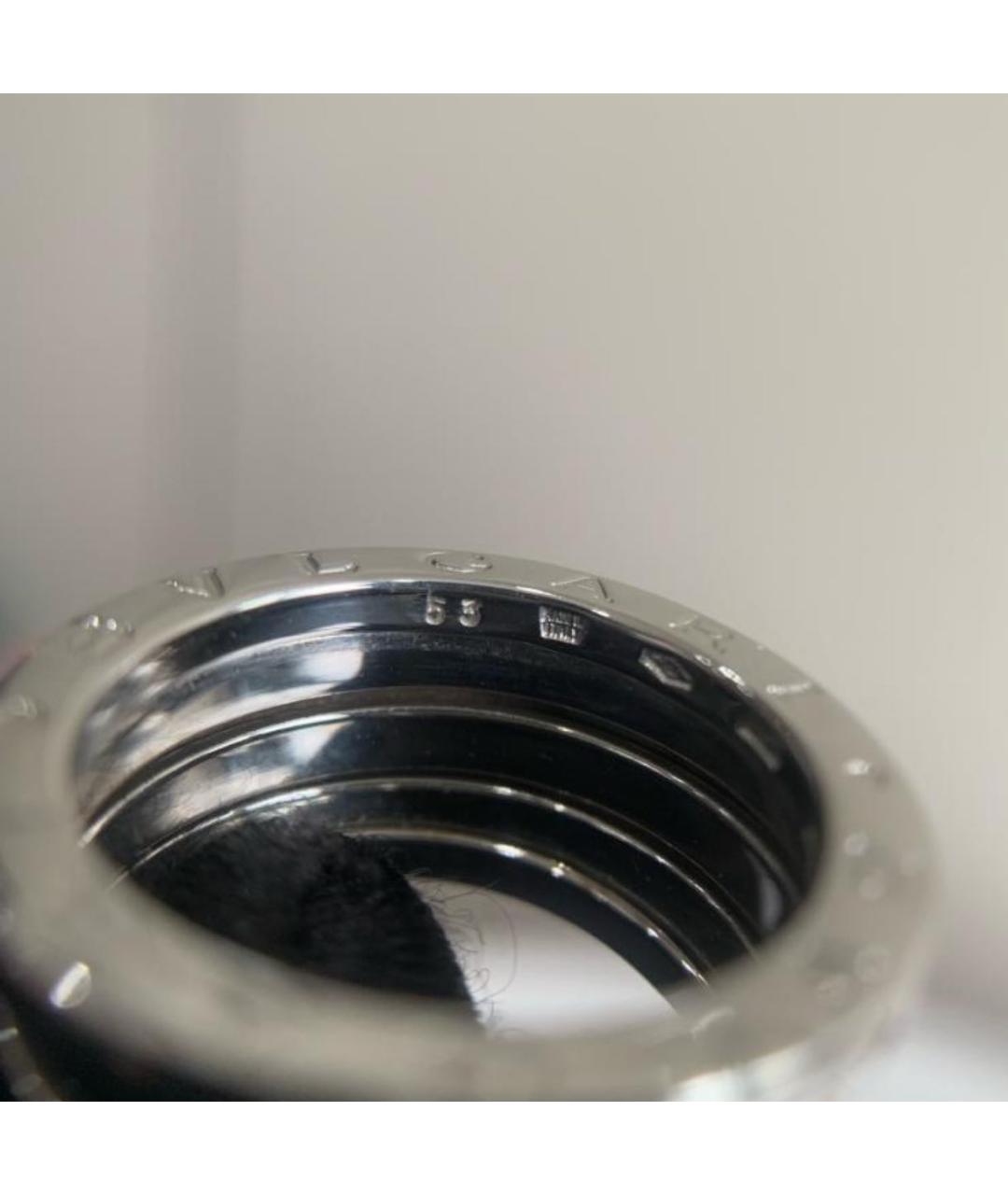 BVLGARI Серебряное кольцо из белого золота, фото 7