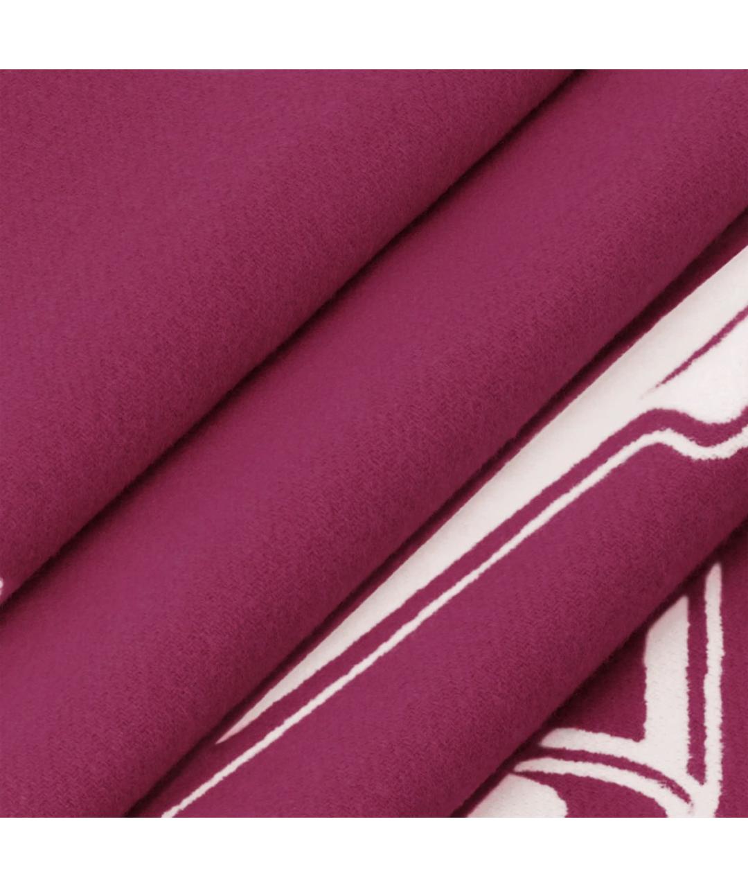 LOUIS VUITTON Розовый шерстяной шарф, фото 3