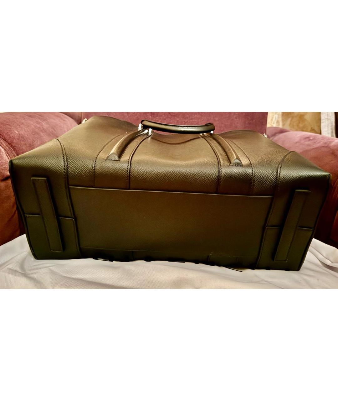 GIVENCHY Черная кожаная сумка тоут, фото 5