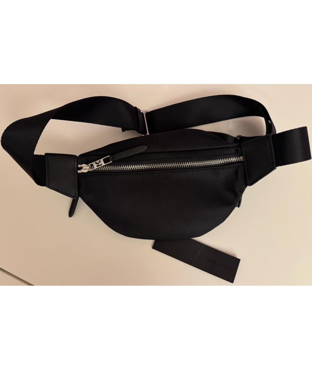 KARL LAGERFELD Черная поясная сумка, фото 3