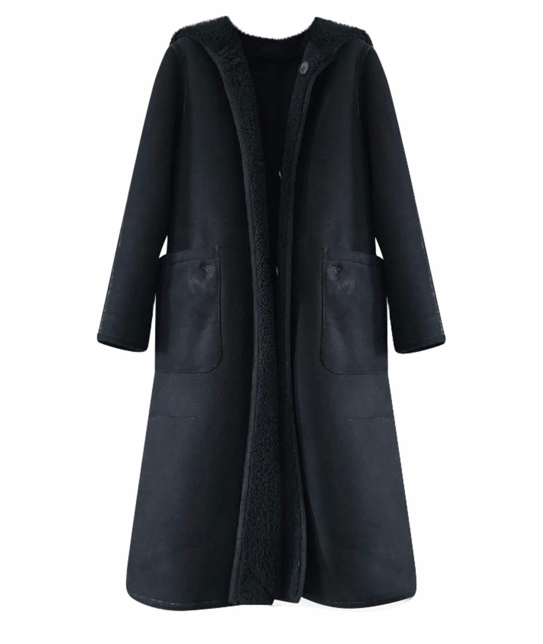 CHRISTIAN DIOR Черная меховая дубленка, фото 1