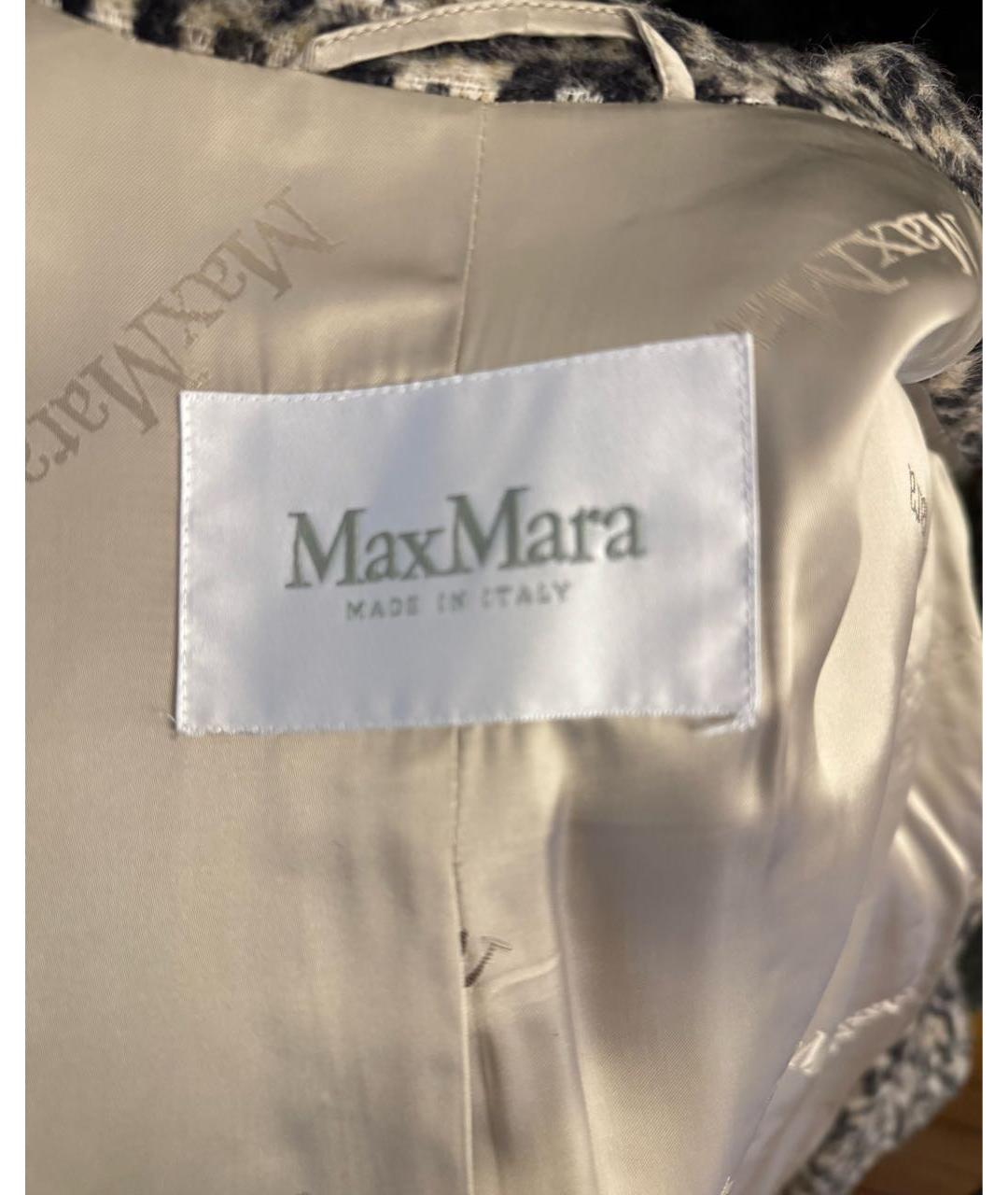 MAX MARA Серое шерстяное пальто, фото 4