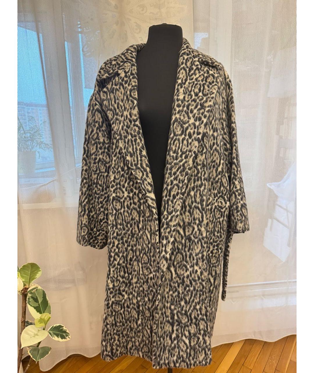 MAX MARA Серое шерстяное пальто, фото 2