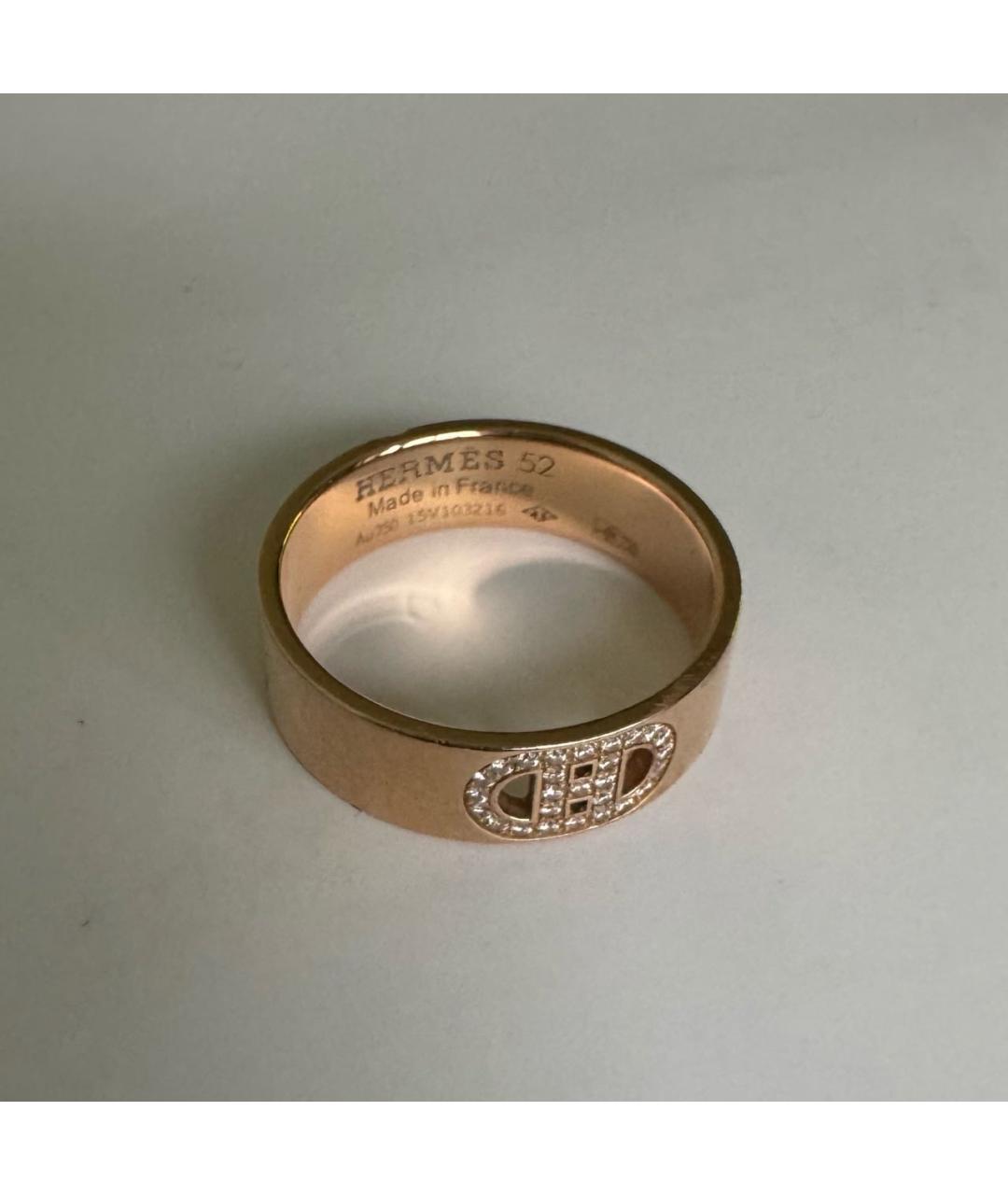 HERMES Золотое кольцо из розового золота, фото 3