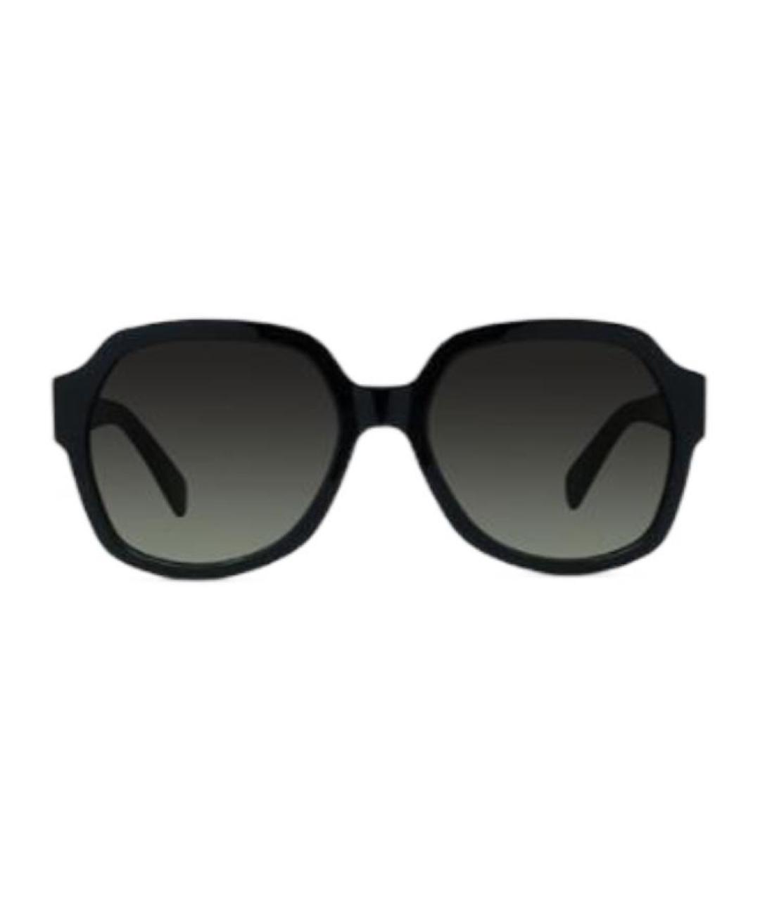 CELINE Черные пластиковые солнцезащитные очки, фото 2