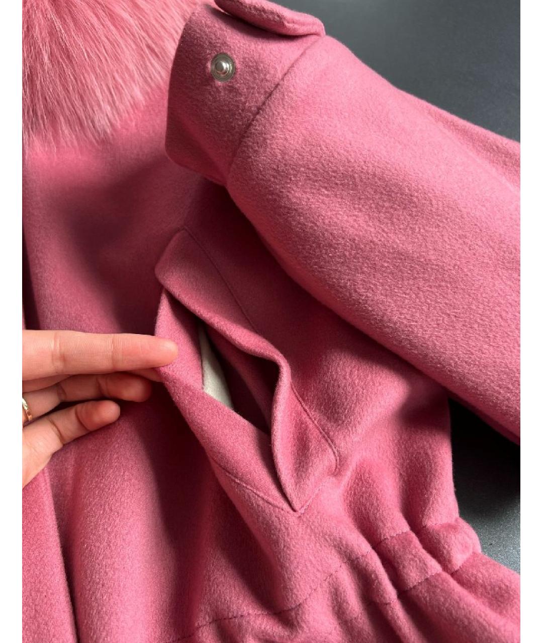 LORO PIANA Коралловая кашемировая парка, фото 7