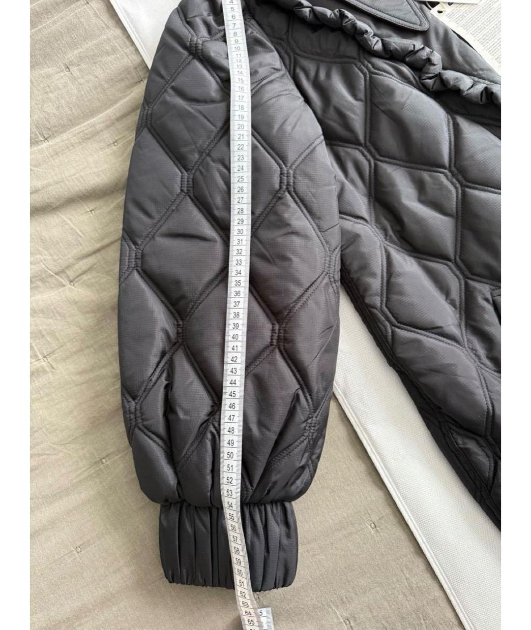 GANNI Черная полиэстеровая куртка, фото 5