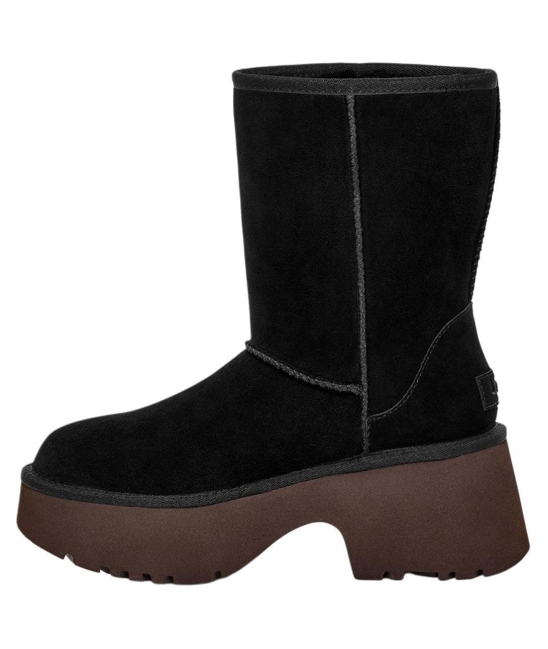 UGG Черные кожаные ботинки, фото 2