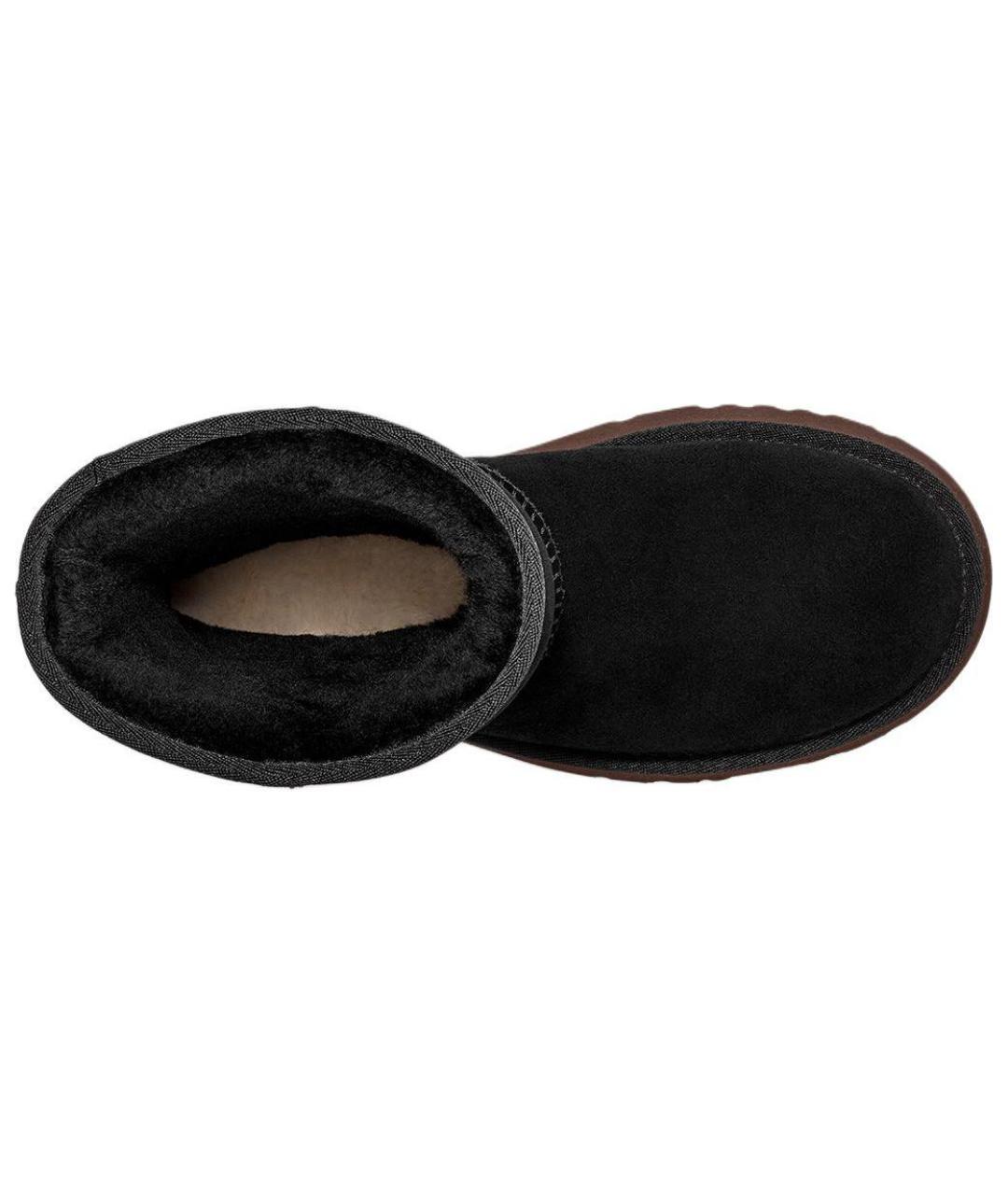 UGG Черные кожаные ботинки, фото 5