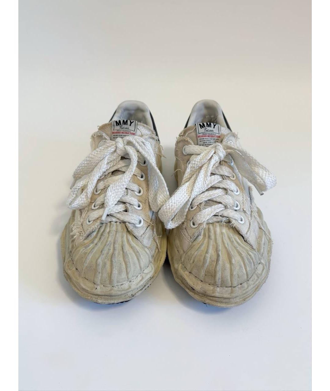 MAISON MIHARA YASUHIRO Бежевые низкие кроссовки / кеды, фото 2