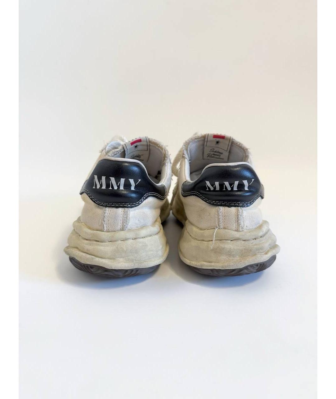 MAISON MIHARA YASUHIRO Бежевые низкие кроссовки / кеды, фото 4