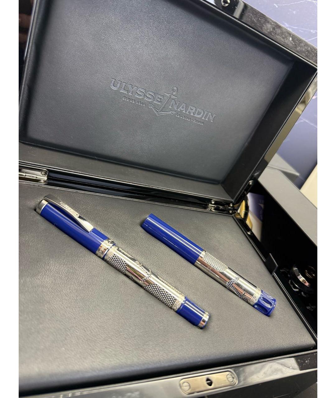 Ulysse Nardin Синяя перьевая ручка, фото 7