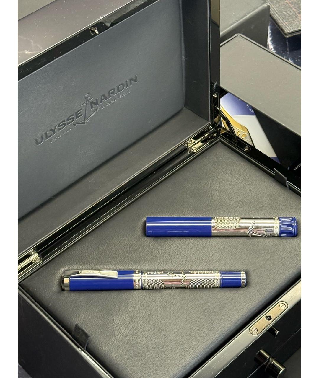 Ulysse Nardin Синяя перьевая ручка, фото 8