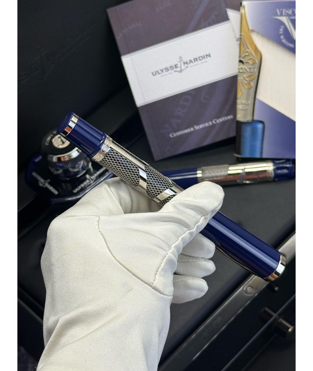 Ulysse Nardin Синяя перьевая ручка, фото 5