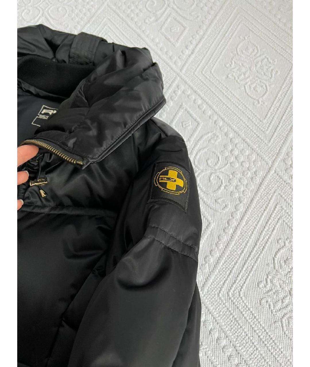 RALPH LAUREN Черная полиамидовая куртка, фото 7