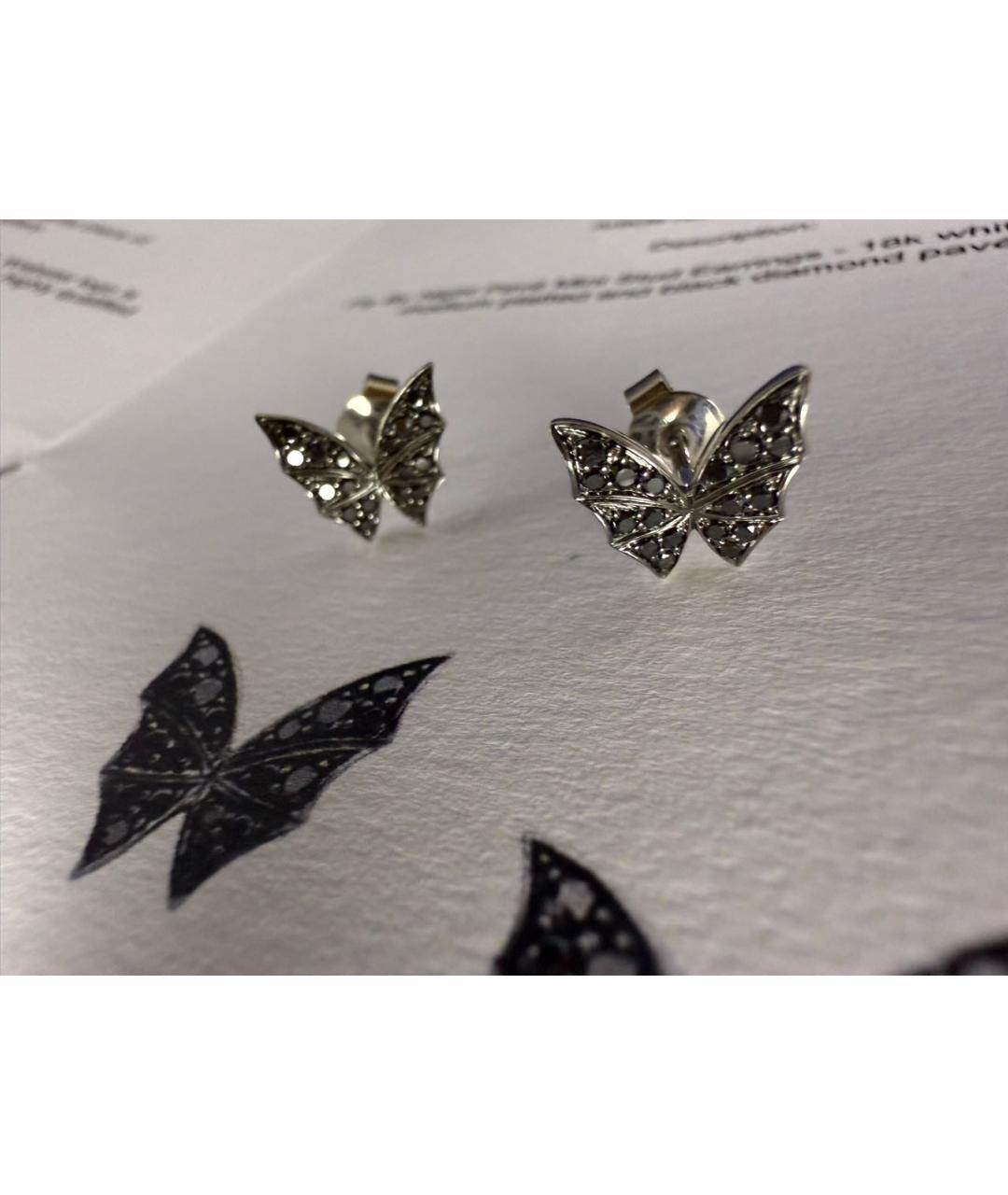 STEPHEN WEBSTER Черные серьги из белого золота, фото 7