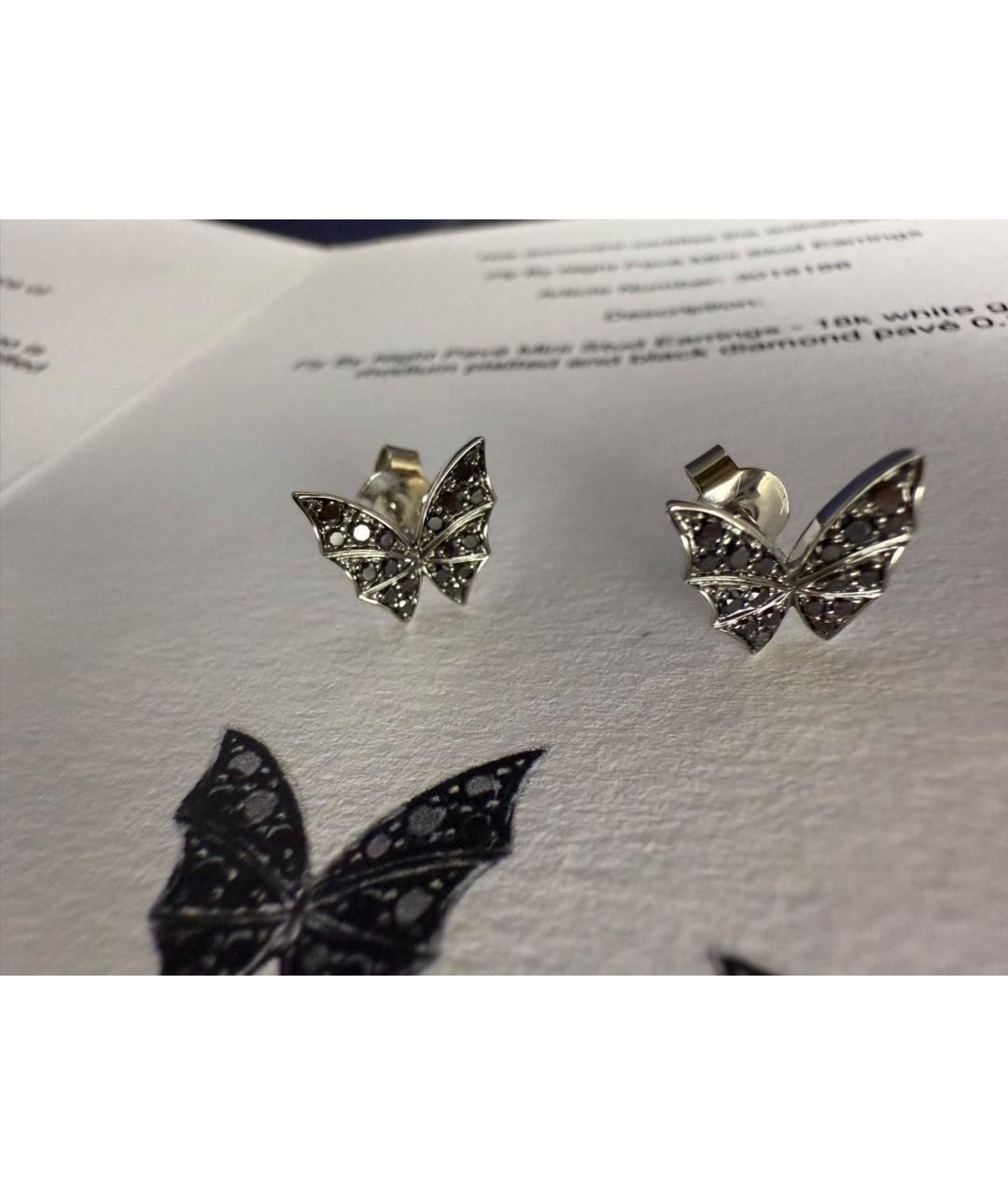 STEPHEN WEBSTER Черные серьги из белого золота, фото 6