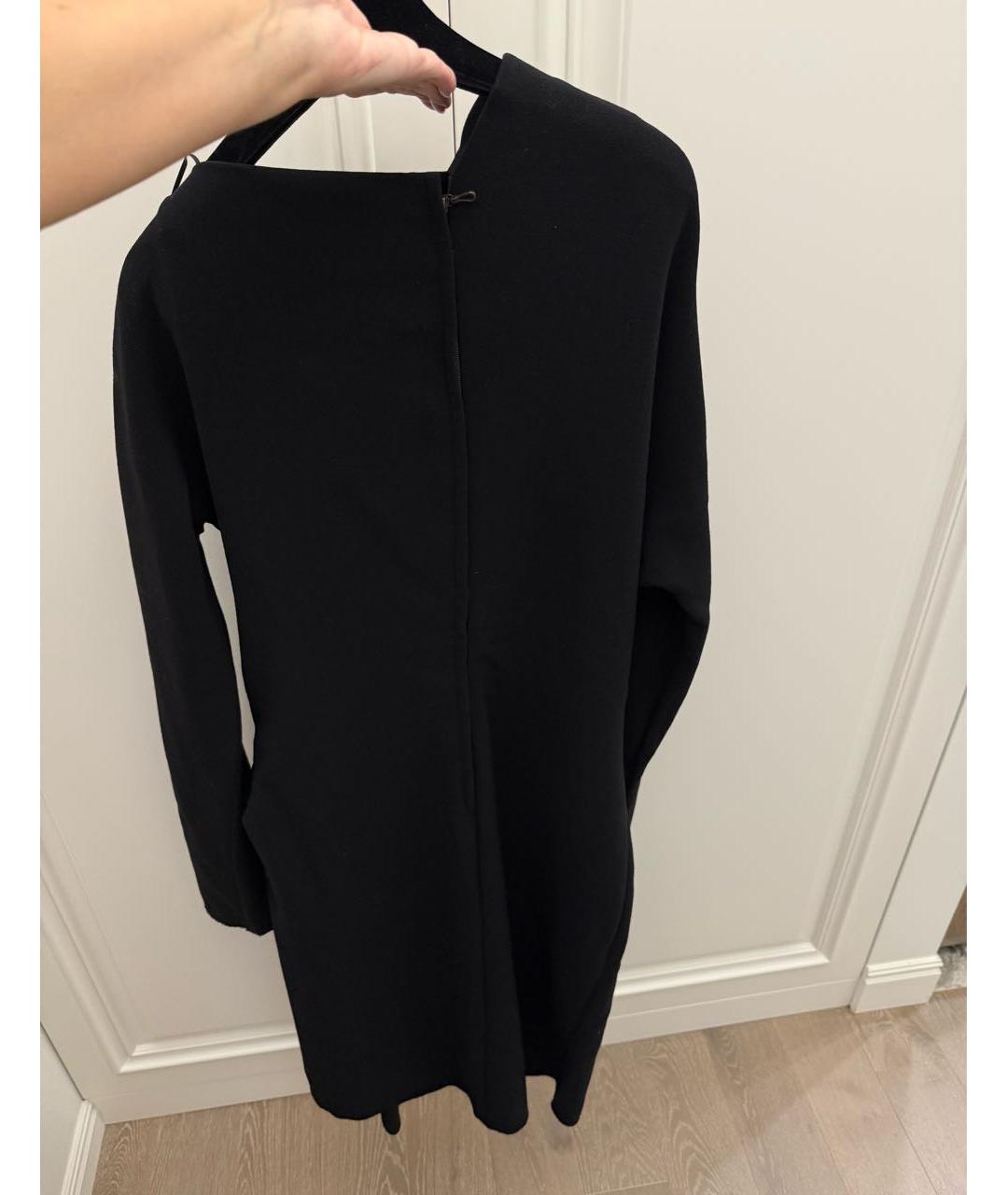 LANVIN Черное шерстяное вечернее платье, фото 2