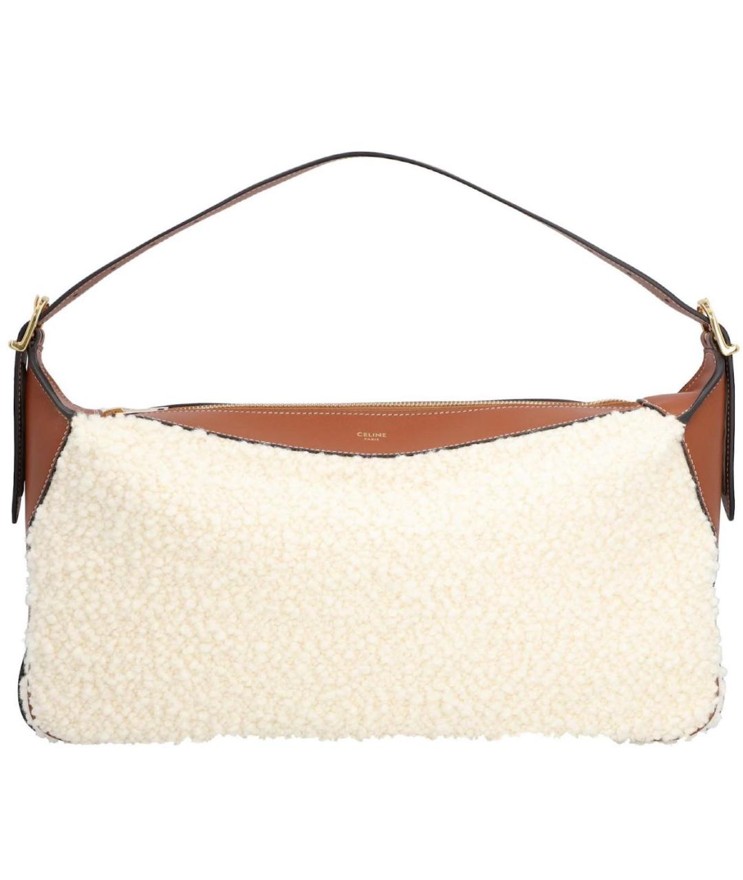 CELINE Бежевая сумка с короткими ручками, фото 1