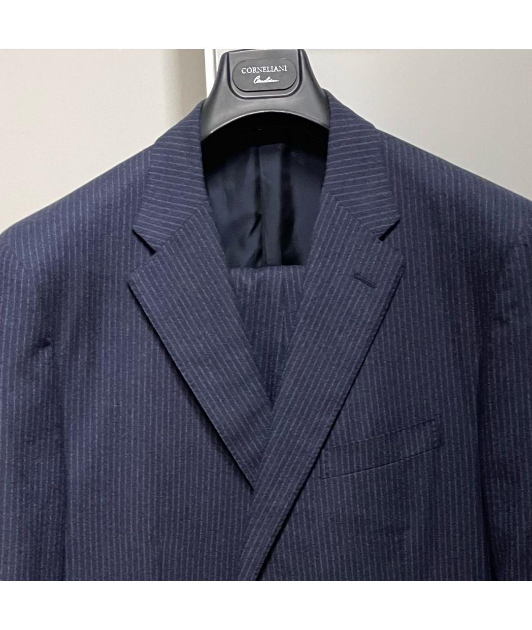 CORNELIANI Темно-синий классический костюм, фото 4
